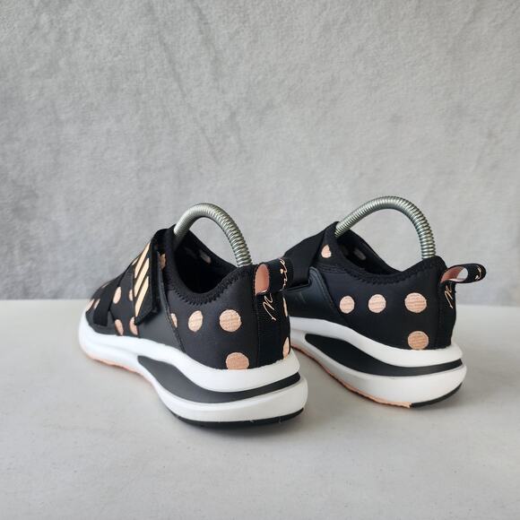 Adidas Shoes Womens Size 5 Sneakers Satin Minnie Mouse Polka Dot Disney Fortarun - Picture 7 of 11